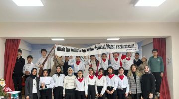 Piraziz’de 12 Mart İstiklal Marşının Kabulü Programı Yapıldı