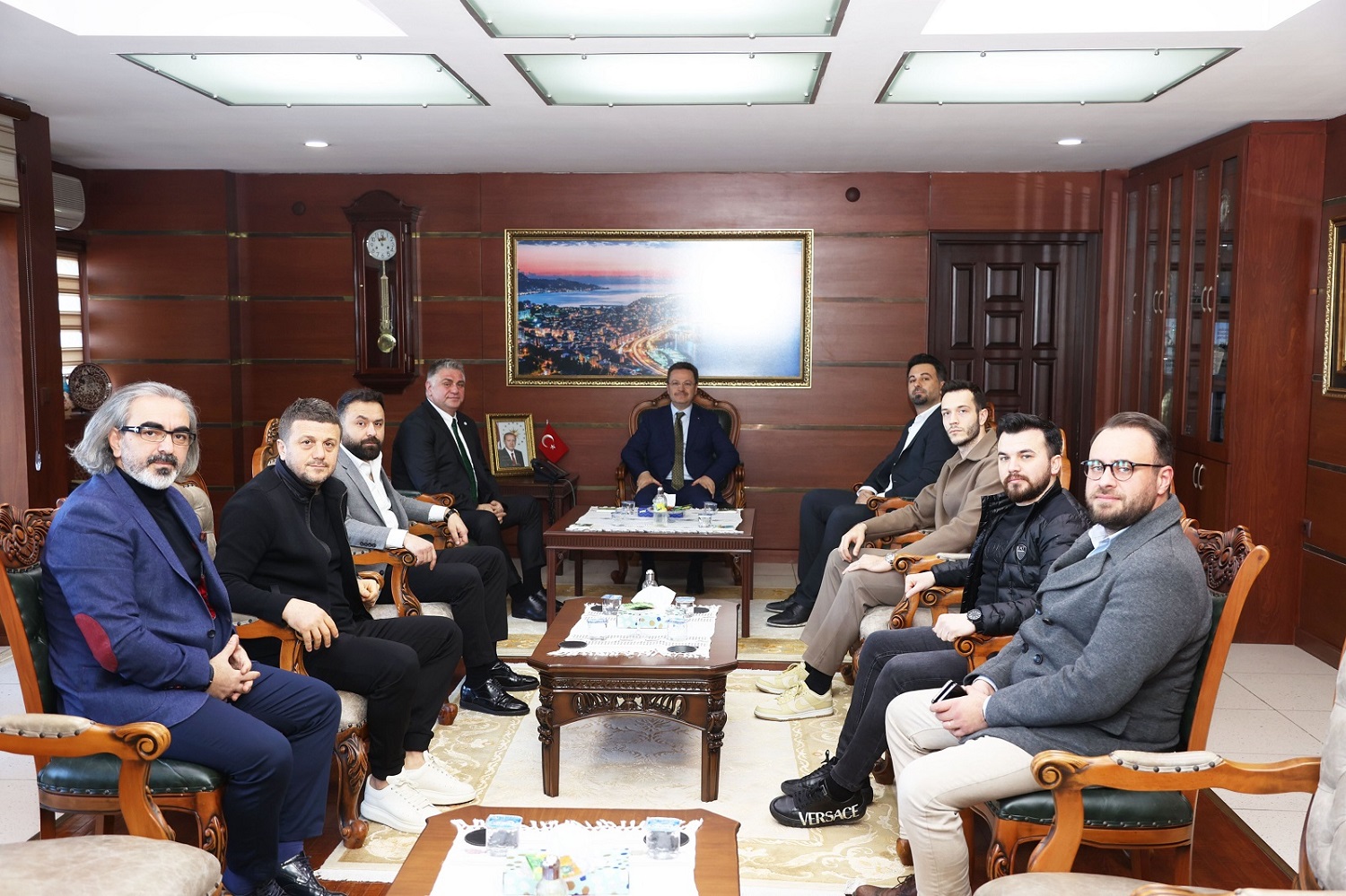 Vali Ünlü, Giresunspor Yönetimini Kabul Etti