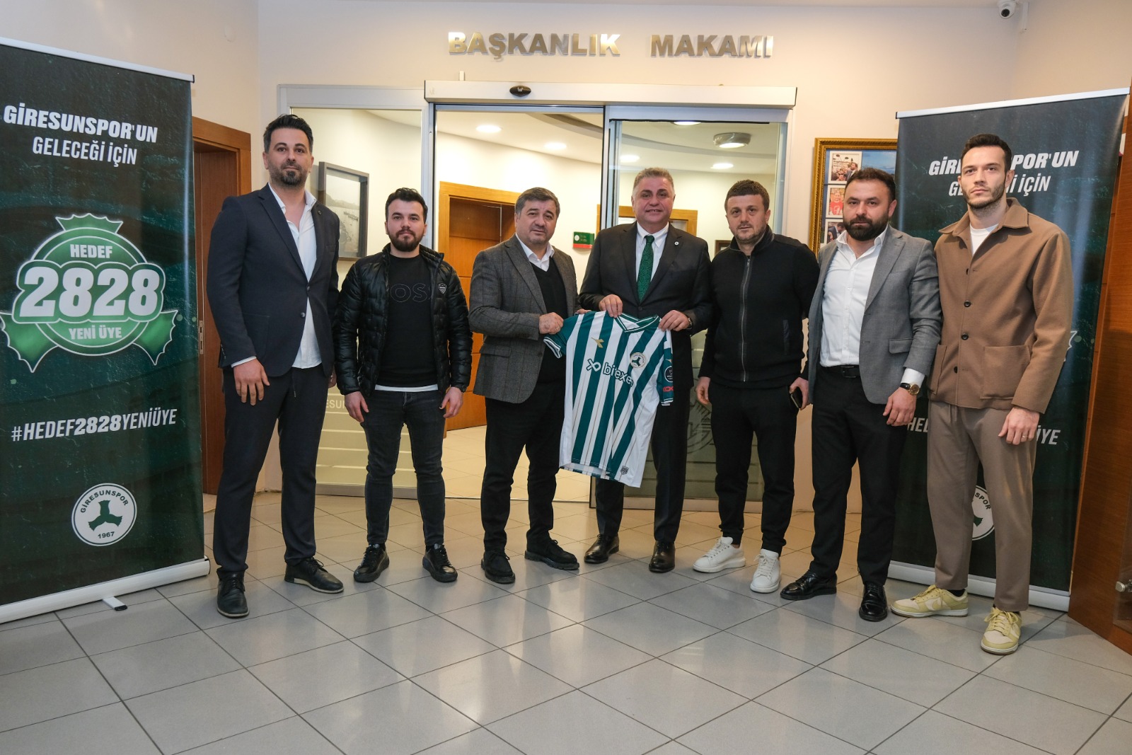 Giresunspor Başkanı Yamak ve Yönetim Kurulu’ndan Ziyaret