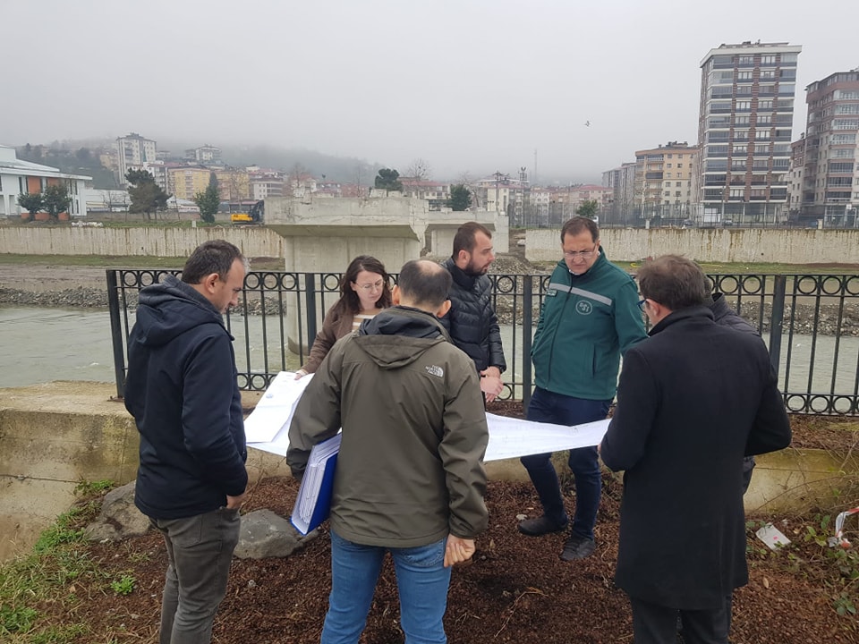 Giresun’un Derelerinde Taşkın Kontrol ve Köprü İnşaatları Devam Ediyor