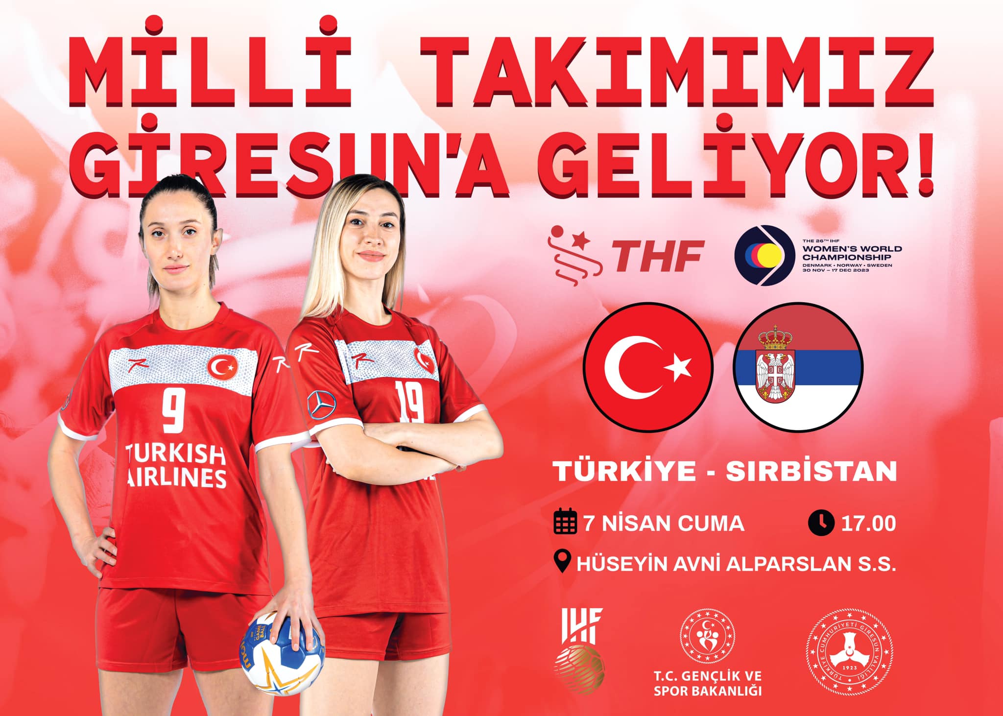 A Milli Kadın Hentbol Takımı, Sırbistan Maçı Hazırlıklarına Giresun’da Başlıyor