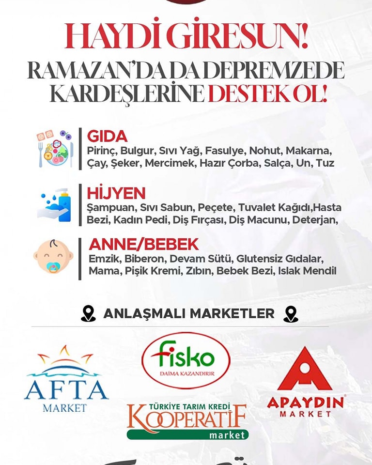 Askıda Gıda Kampanyası Ramazan’da da Devam Ediyor