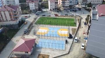 Aksu Semt Sahası Açılışa Hazırlanıyor