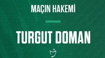 Alanyaspor Maçını Hakem Doman Yönetecek