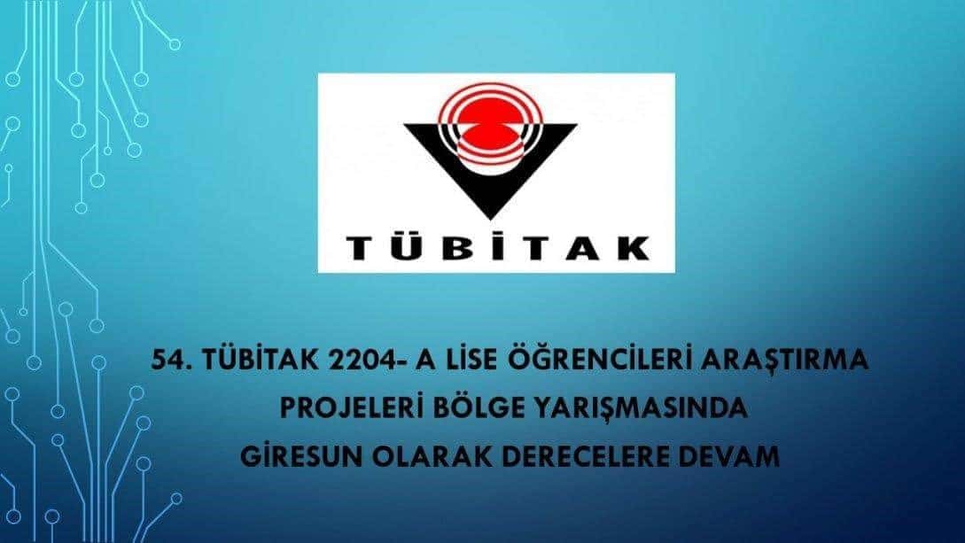 TÜBİTAK Samsun Finallerinde Giresun’dan Büyük Başarı