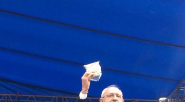 Millet İttifakı’nın Cumhurbaşkanı Adayı Kemal Kılıçdaroğlu Giresun’da miting düzenledi