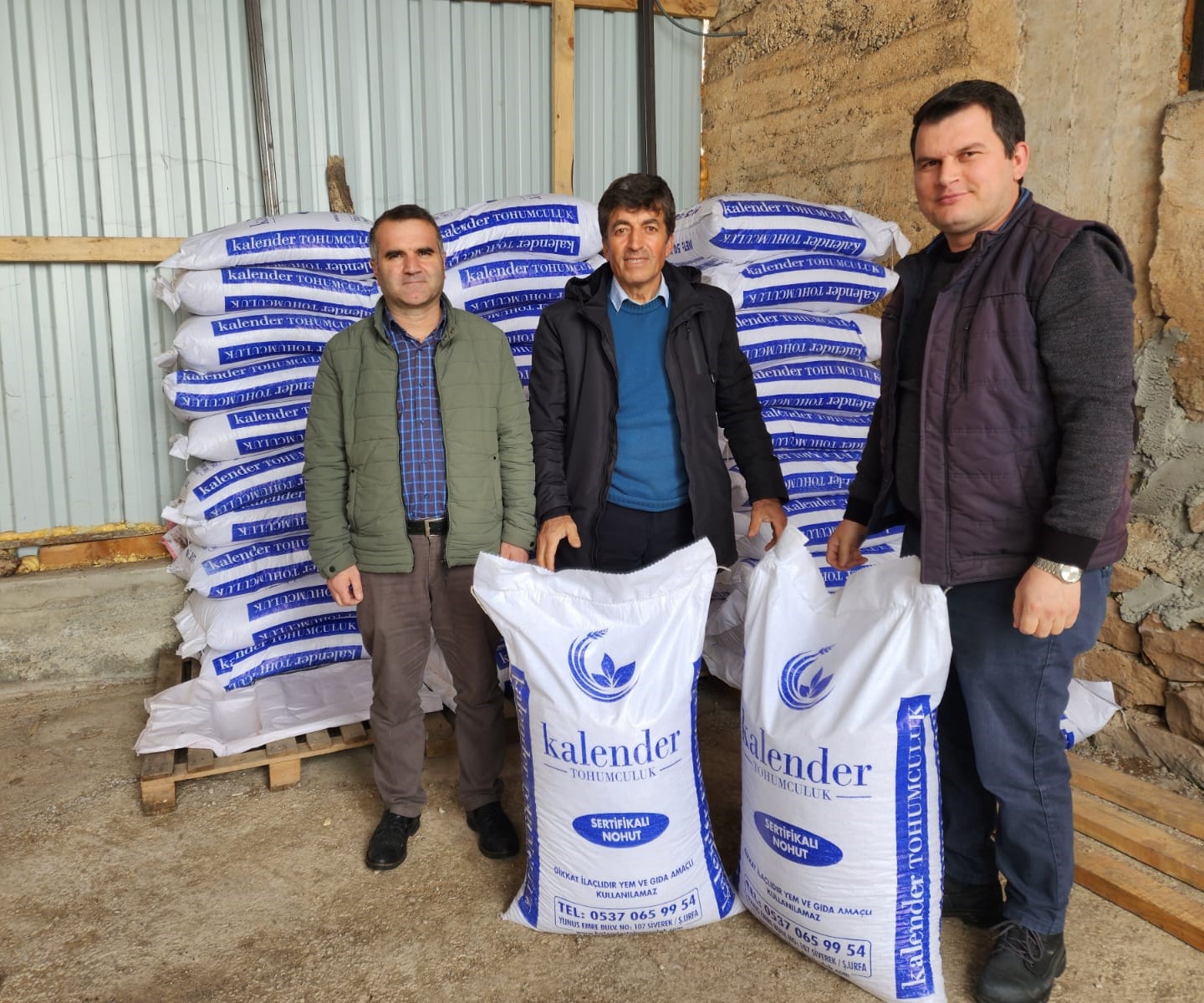 Şebinkarahisar’da Çiftçilere %75 Hibe Destekli 6 Ton Nohut Tohumu Dağıtıldı