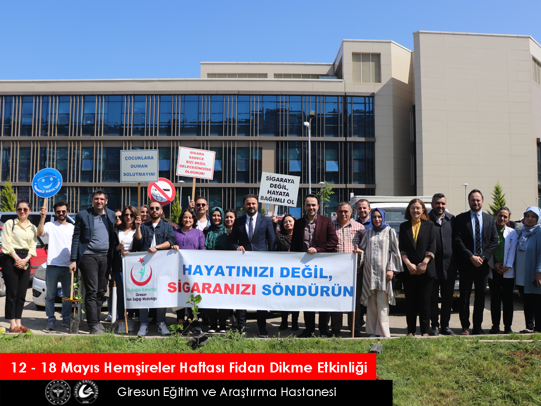Hemşireler Haftası Fidan Dikme Etkinliği Gerçekleştirildi