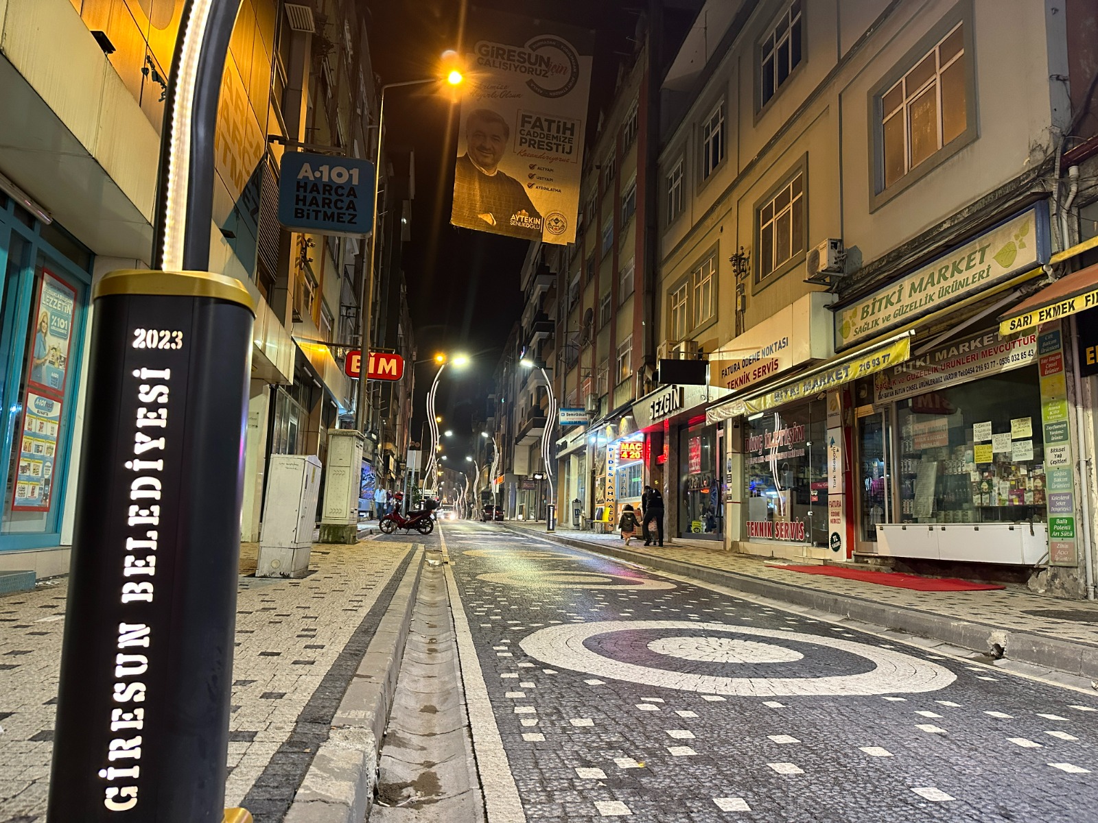 Yenilenen Fatih Caddesi Giresun’a Çok Yakıştı
