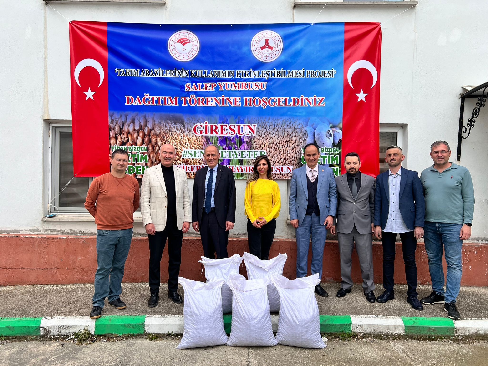 Giresun’da Çiftçilere %50 Hibe Destekli Salep Yumrusu Dağıtıldı