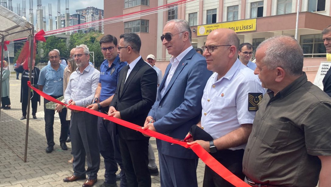 Piraziz Halk Eğitimi Merkezi Yılsonu Sergisi Açılışı Gerçekleştirildi
