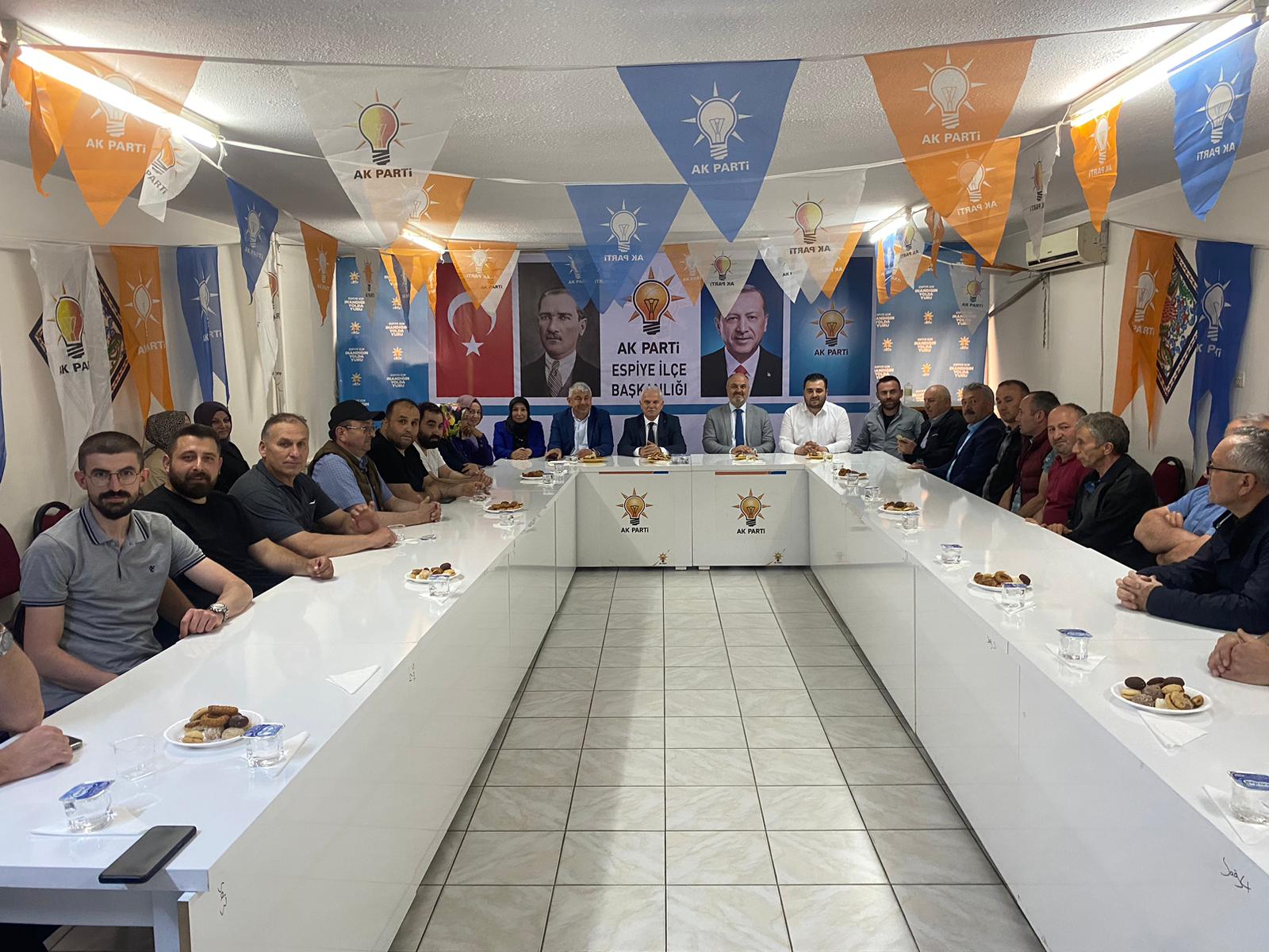 Milletvekili Elmas’tan Espiye Ziyareti