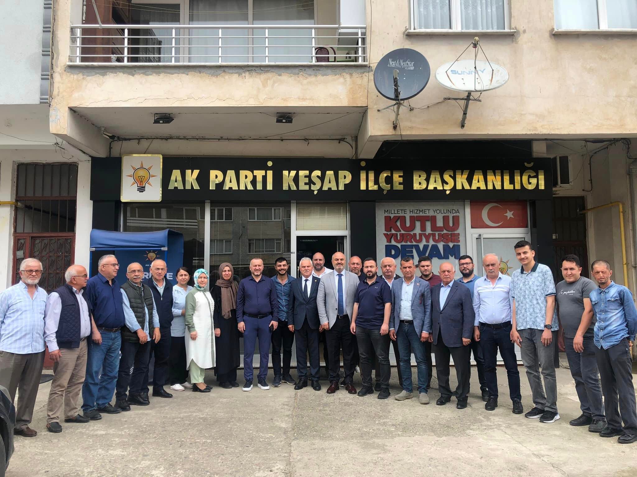 Milletvekili Elmas ve İl Başkanı Yılmaz’dan Keşap’a Ziyaret