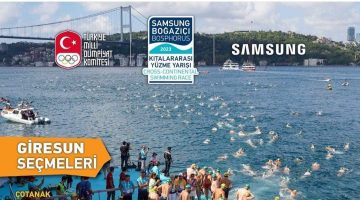 Giresun, Boğaziçi Kıtalararası Yüzme Yarışı Seçmelerine Ev Sahipliği Yapıyor