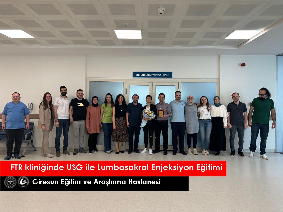 FTR Kliniğinde USG ile Lumbosakral Enjeksiyon Eğitimi Verildi