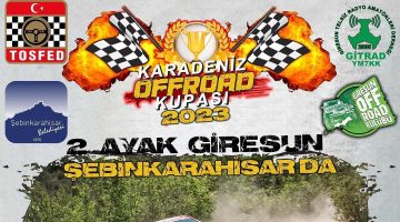 Karadeniz Off-Road Kupası’nın 2. Ayağı Şebinkarahisar’da Yapılacak