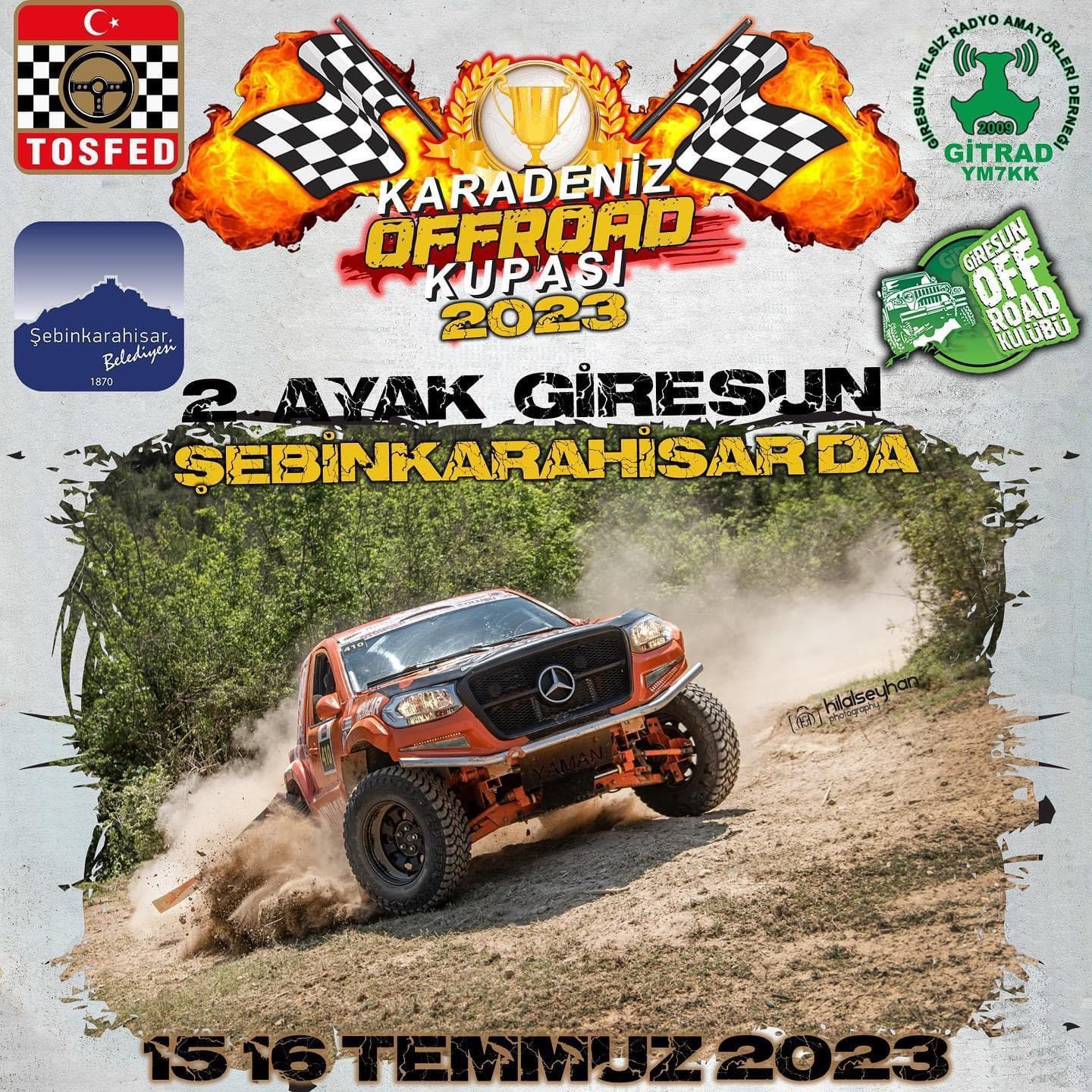 Karadeniz Off-Road Kupası’nın 2. Ayağı Şebinkarahisar’da Yapılacak