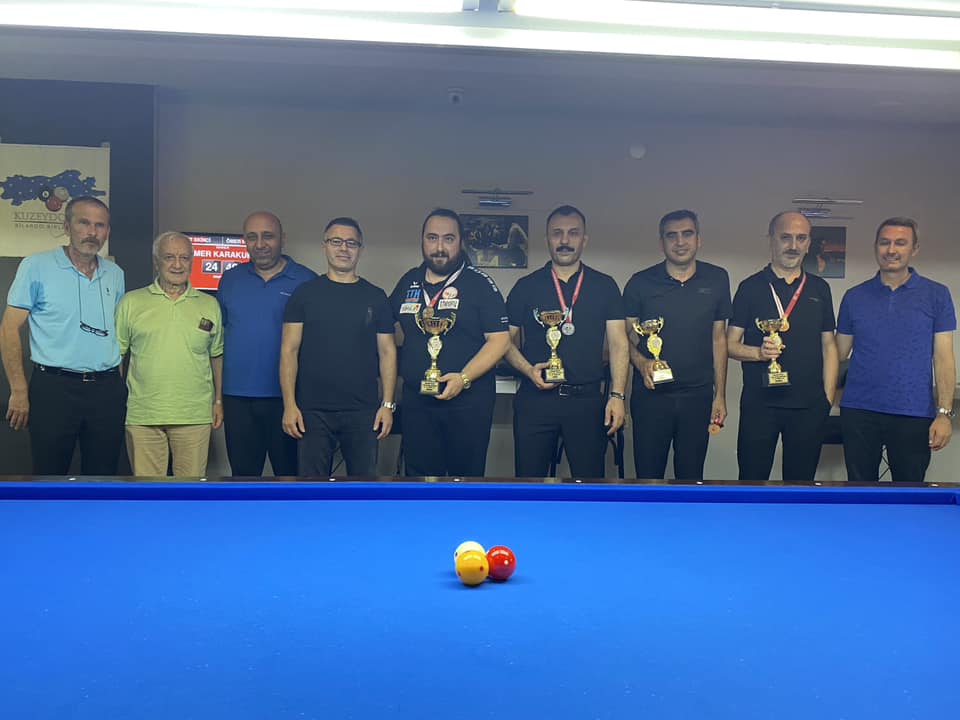 Bulancak’ta Karadeniz Bölgesi 3 Bant Bilardo Şampiyonası Düzenlendi
