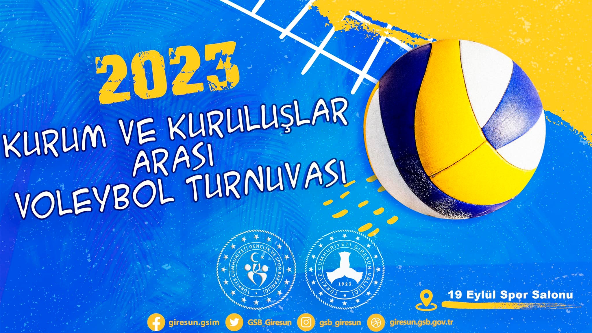 Kurum ve Kuruluşlar Arası Voleybol Turnuvası Başlıyor