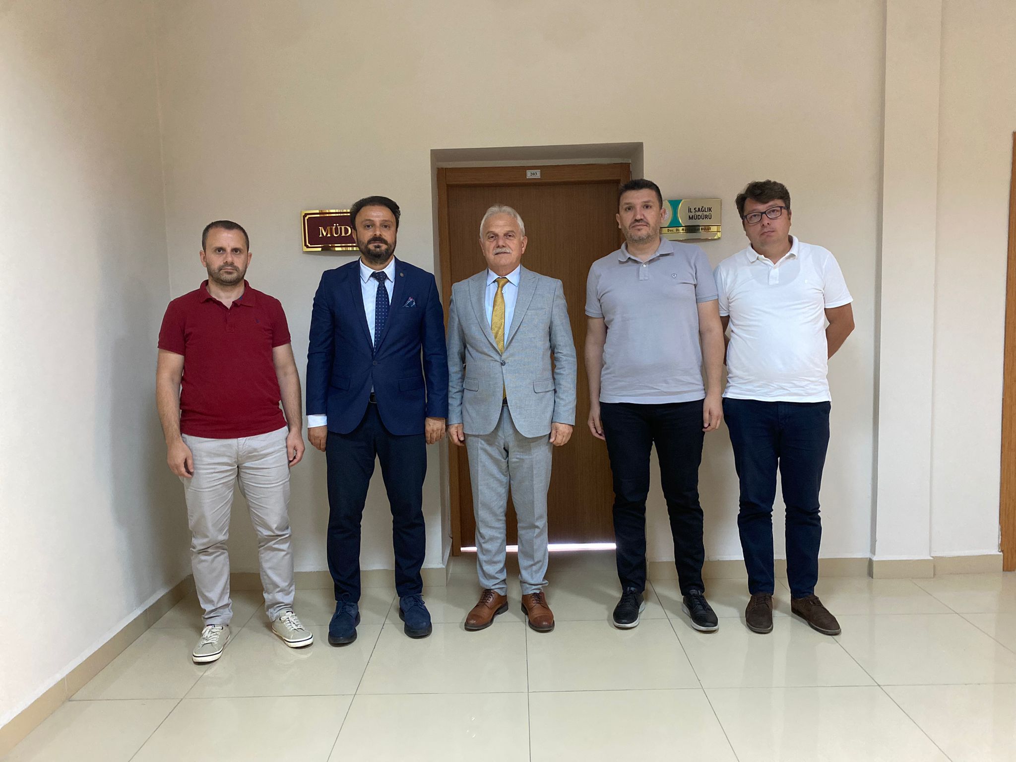 AK Parti Giresun Milletvekili Prof. Dr. Nazım ELMAS, İl Sağlık Müdürü ve Sağlık İdarecileri ile Bir Araya Geldi