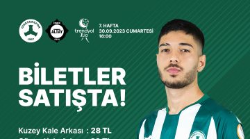 Altay Maçının Biletleri Satışta