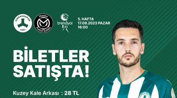Manisa FK Maçının Biletleri Satışta