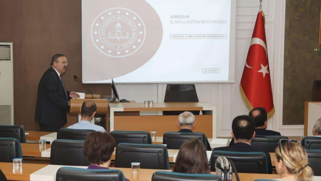 2023-2024 İl Milli Eğitim Danışma Komisyonu Toplandı