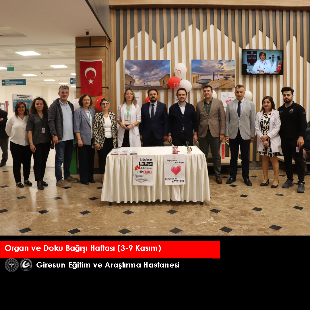 Organ ve Doku Bağışı Haftası Etkinliği Düzenlendi