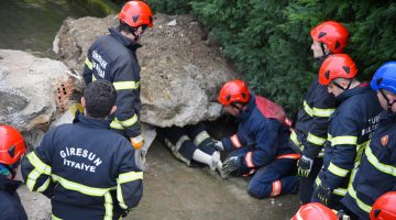 GİRESUN İTFAİYESİ’NDEN DEPREM TATBİKATI