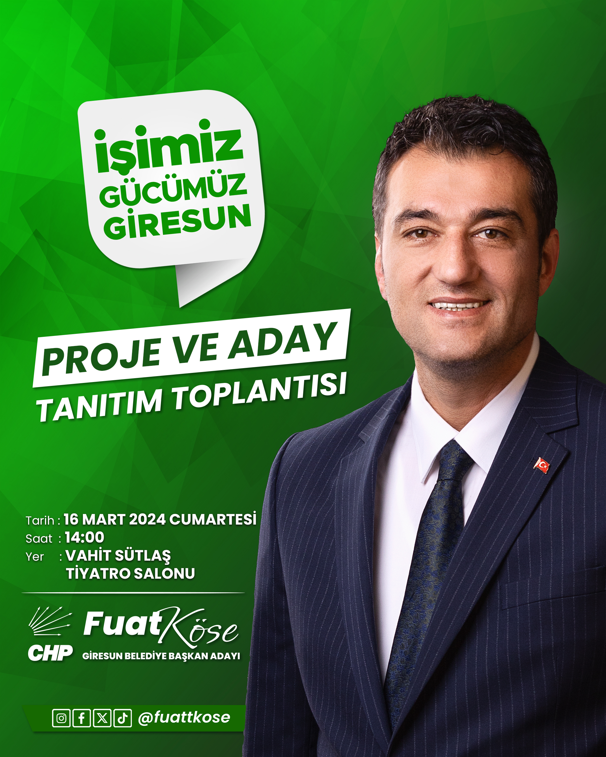 FUAT KÖSE PROJELERİNİ AÇIKLIYOR