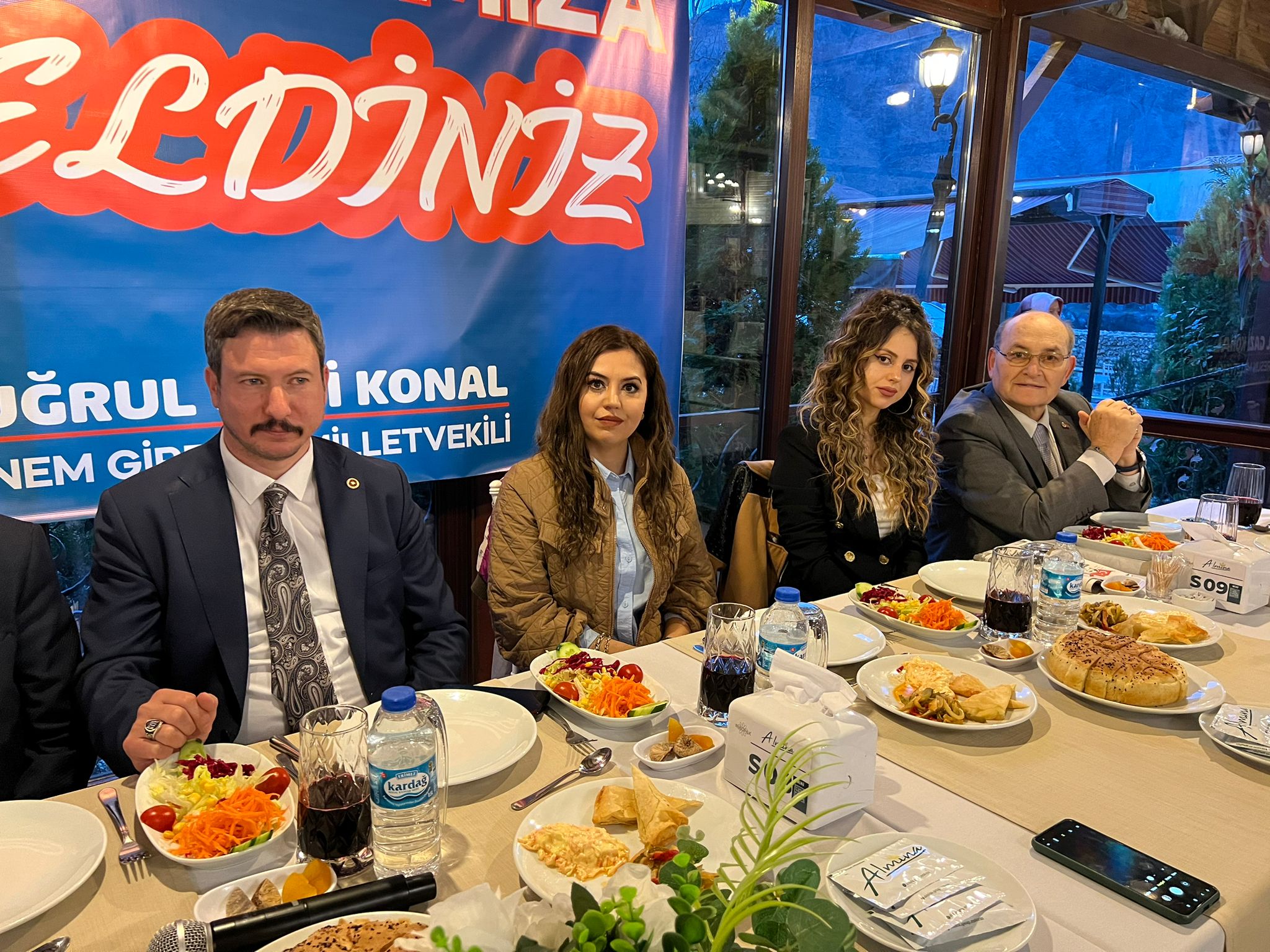 MHP MİLLETVEKİLİ KONAL, BASINLA İFTAR SOFRASINDA BULUŞTU