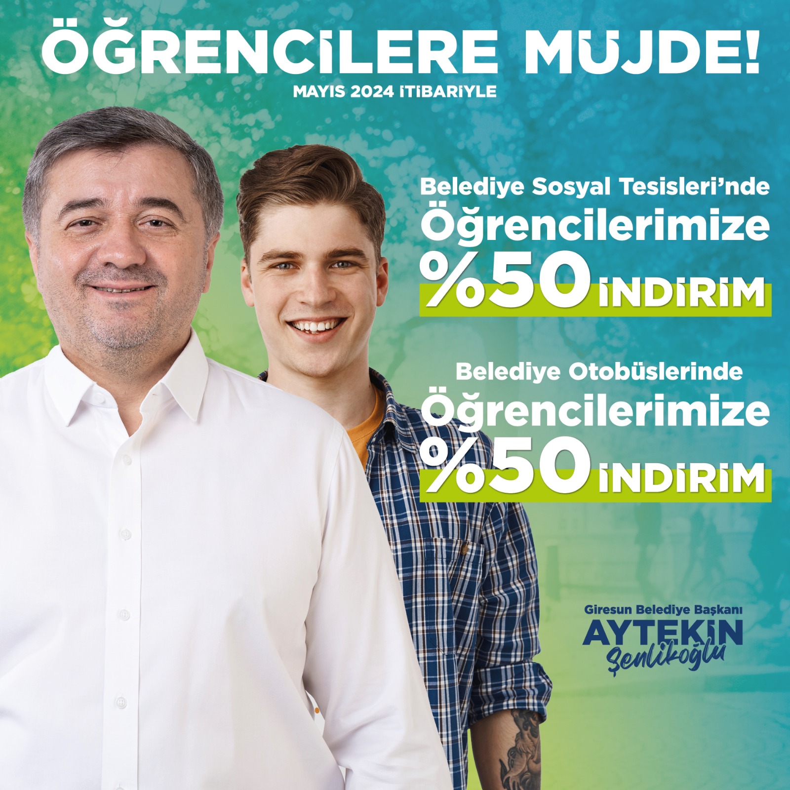 BAŞKAN ŞENLİKOĞLU’NDAN EMEKLİLERE, ÖĞRENCİLERE VE ANNELERE HABERLER VERDİ