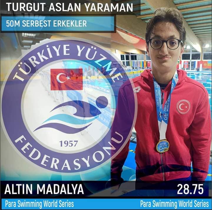 Turgut Aslan YARAMAN’dan Altın Madalya