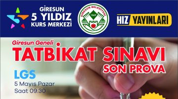 GİRESUN BELEDİYESİ’NDEN EĞİTİME DESTEK