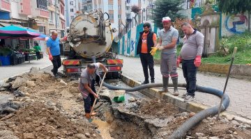 BELEDİYE EKİPLERİNİN SAHA ÇALIŞMALARI SÜRÜYOR