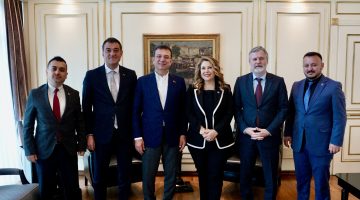 BAŞKAN FUAT KÖSE İBB BAŞKANI İMAMOĞLU’NU ZİYARET ETTİ
