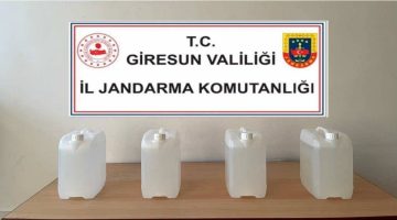 Güce İlçesi Sarıyar Köyünde 15 (20) Litre Etil Alkol Ele Geçirildi