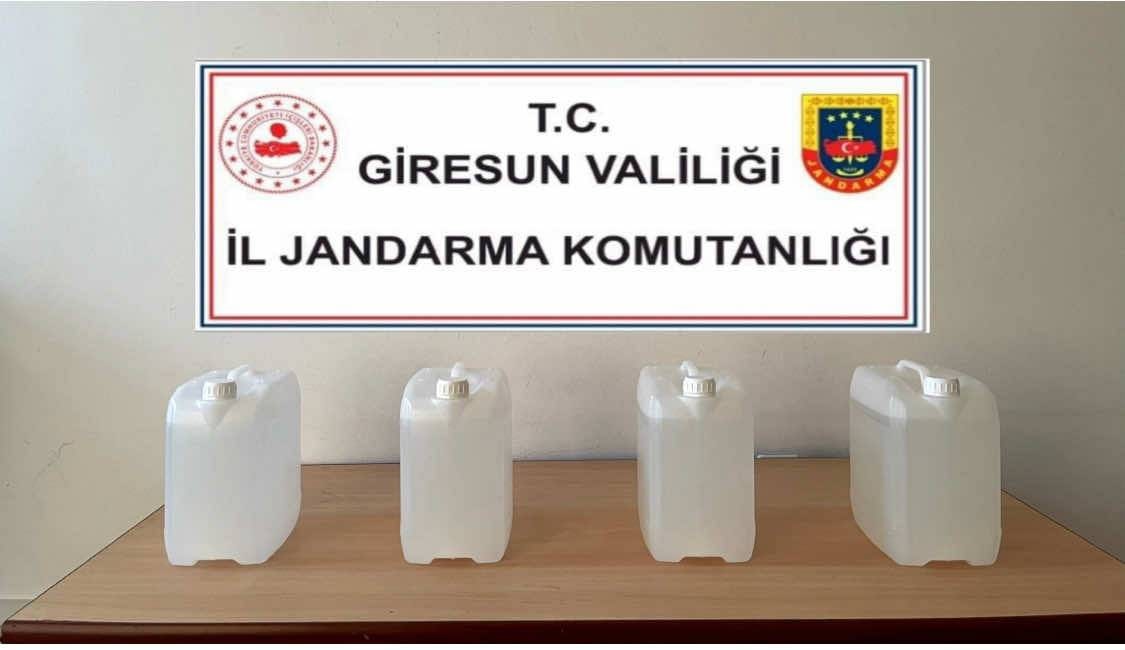 Güce İlçesi Sarıyar Köyünde 15 (20) Litre Etil Alkol Ele Geçirildi