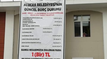Alucra Belediyesi Borç Batağında