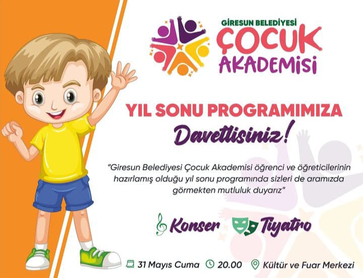 Çocuk Akademimiz yıl sonu gösterisine hazır
