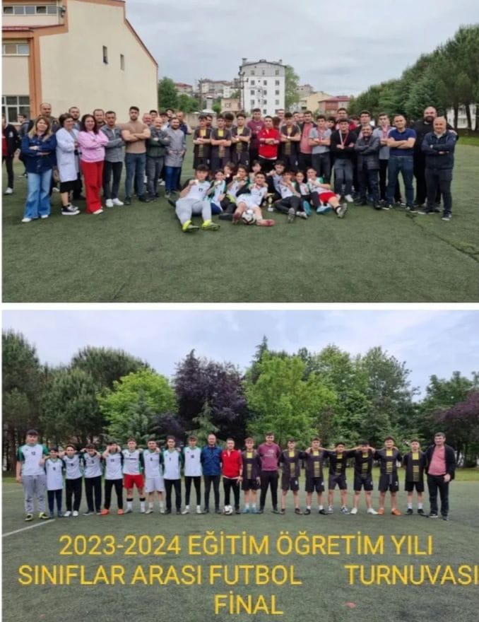 SINIFLAR ARASI FUTBOL TURNUVASI ŞAMPİYONU BELLİ OLDU