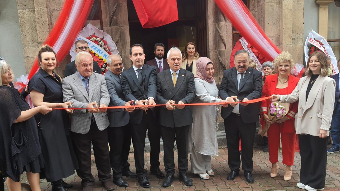 ŞEHİT İSMAİL BAY HALK EĞİTİMİ MERKEZİ RESİM SERGİNİN AÇILIŞI YAPILDI
