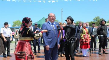 Vali Serdengeçti, 47. Uluslararası Giresun Aksu Festivali’nin Açılış Törenine Katıldı