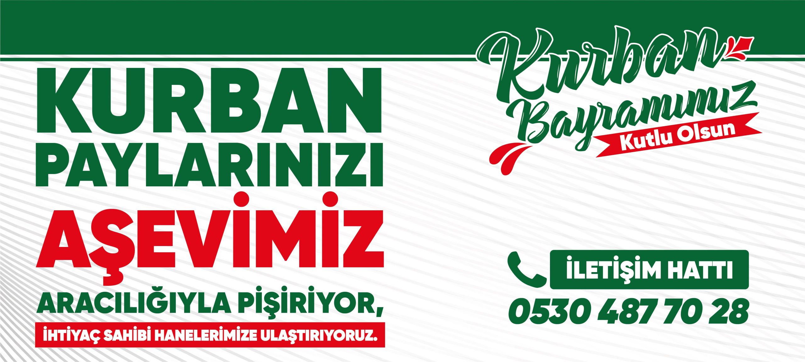 BELEDİYEYE VERİLECEK OLAN KURBAN ETLERİNDEN PİŞİRİLECEK YEMEKLER İHTİYAÇ SAHİPLERİNE DAĞITILACAK