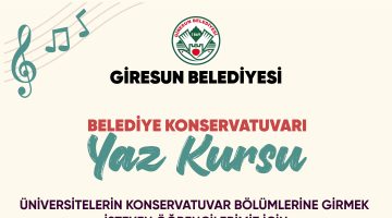 GİRESUN BELEDİYESİ YAZ ETKİNLİKLERİ DOLU DOLU GEÇECEK