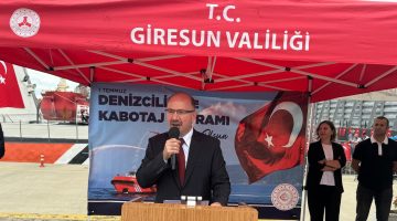 GİRESUN’DA DENİZCİLİK VE KABOTAJ BAYRAMI KUTLANDI!