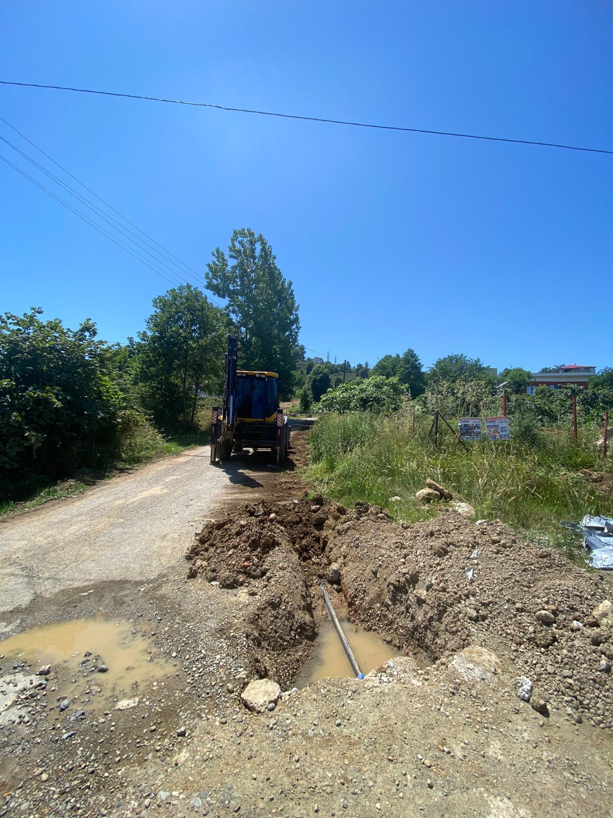 YALIKÖY’E 400 METRE İÇME SUYU HATTI
