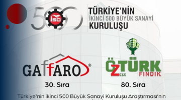 Giresun’dan İki Firma İSO İkinci 500 Listesinde
