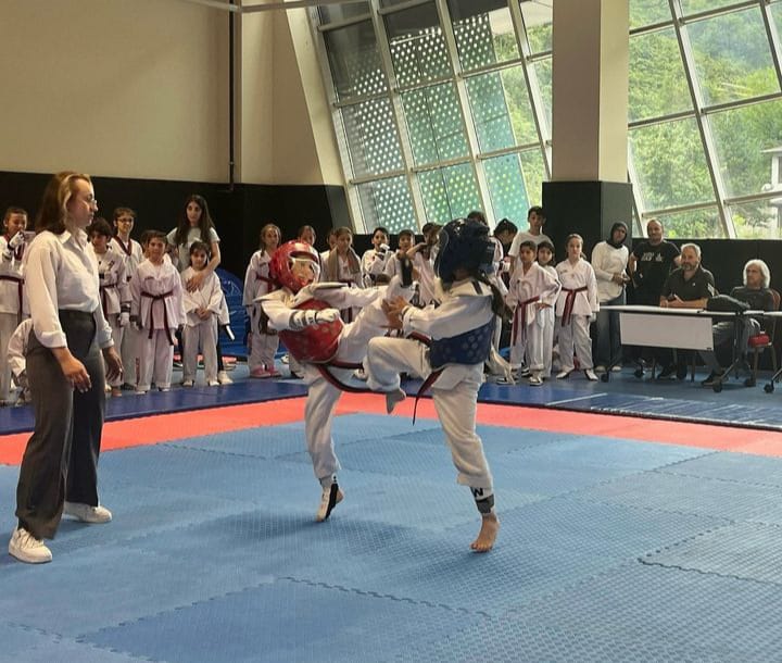 TAEKWONDO MİNİKLER MÜSABAKALARI COŞKUYLA GEÇTİ