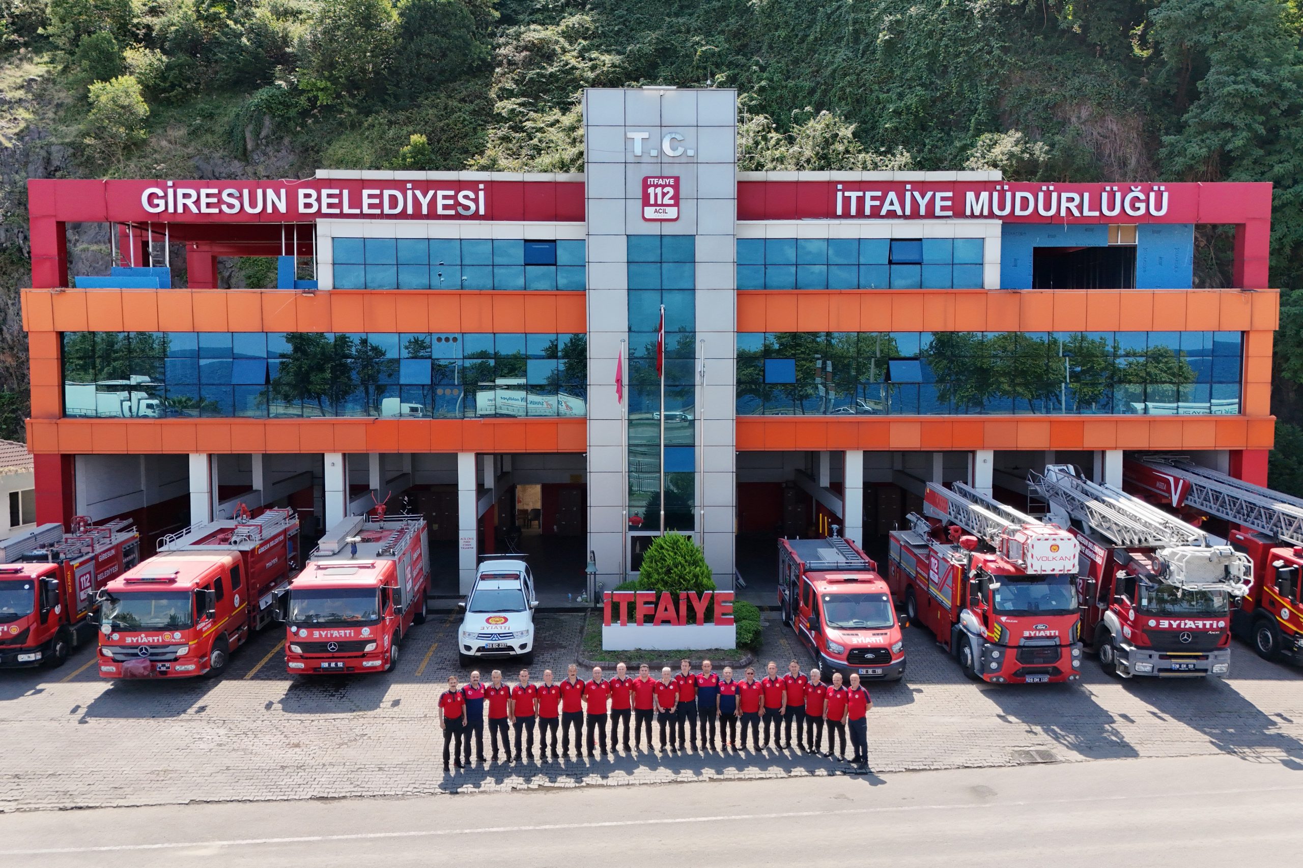 GİRESUN İTFAİYESİ HER TÜRLÜ OLASI AFET KARŞISINDA HAZIR KITA